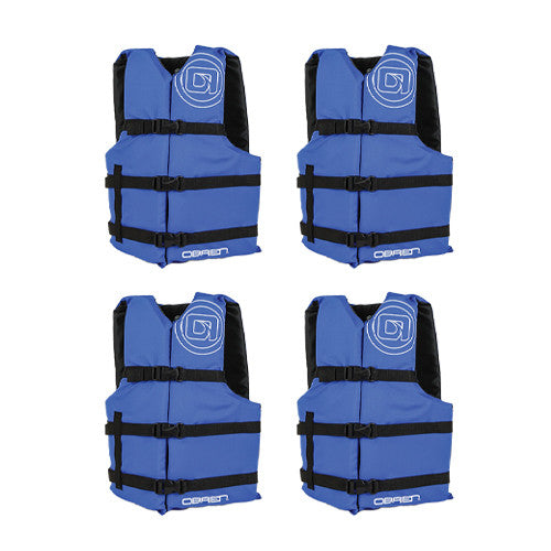 Pack de 4 Chalecos Salvavidas O'Brien Blue